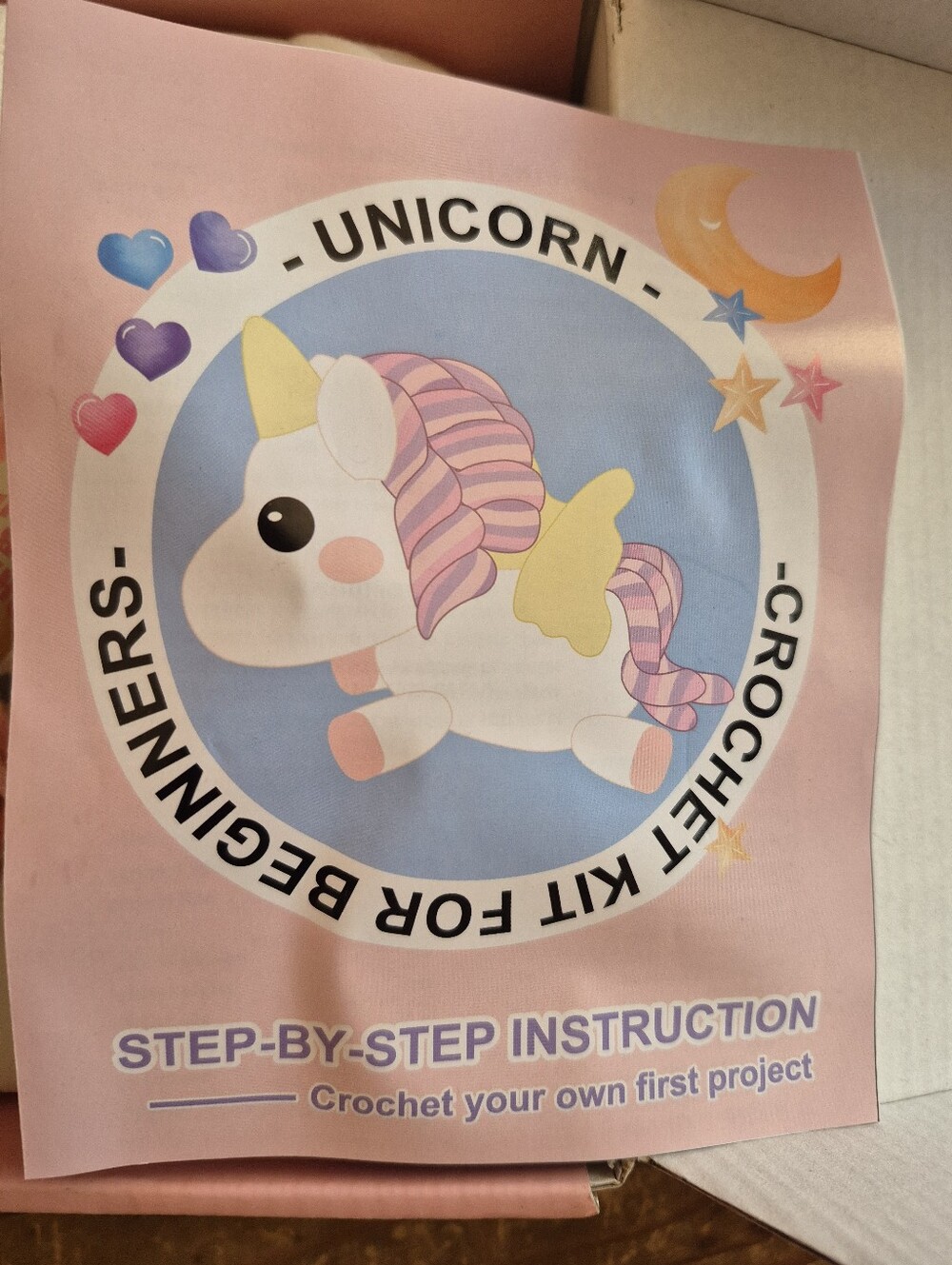 Unicorn Crochet Kit. New